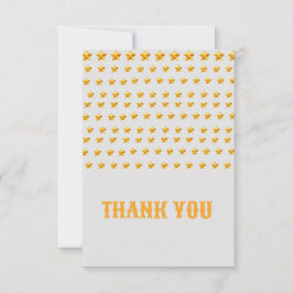 Goldener Stern Danke an die Flachkarten