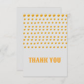 Goldener Stern Danke an die Flachkarten (Vorne/Hinten)