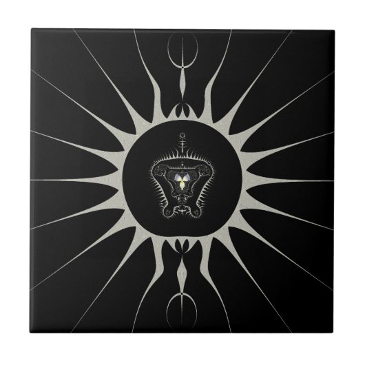 Goldener Stern Fliese (Vorderseite)