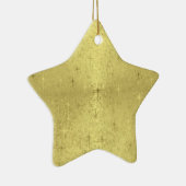 Goldener Stern Keramik Ornament (Rechts)