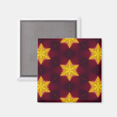 Goldener Stern Magnet (Vorderseite/Rückseite)