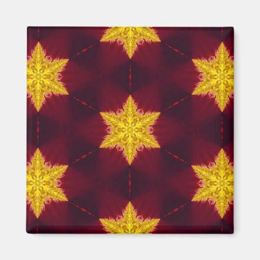 Goldener Stern Magnet (Vorne)