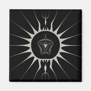 Goldener Stern Magnet