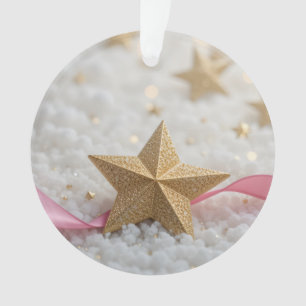 goldener Stern Ornament