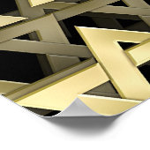 Goldener Stern von David Poster (Ecke)