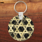 Goldener Stern von David Schlüsselanhänger (Vorderseite)