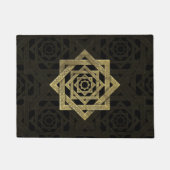 Goldener Stern von Lakshmi - Ashthalakshmi Fußmatte (Vorderseite)