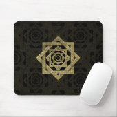Goldener Stern von Lakshmi - Ashthalakshmi Mousepad (Mit Mouse)