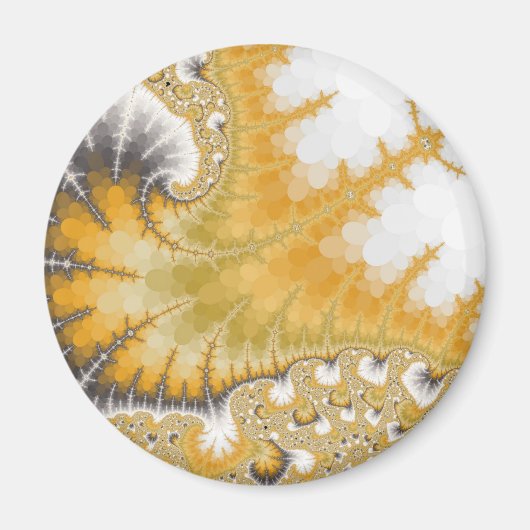 Goldener Stingray-Magnet Magnet (Vorne)