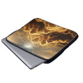 GOLDENER STORM MIT SCHINKSTERN LAPTOPSCHUTZHÜLLE (Vorne Knopf)