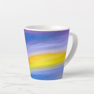 Goldener Strahl Abstrakt Milchtasse