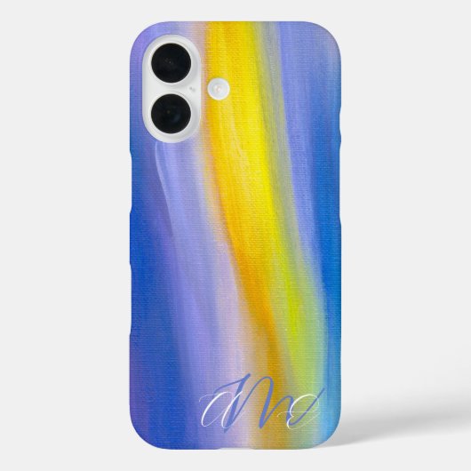 Goldener Strahl Moderne Abstrakte Kunst Case-Mate iPhone Hülle (Rückseite)