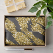 Goldener Streifen, Tigerstreifen Seidenpapier (Geschenk)