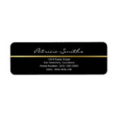 goldener Streifen, Unterschrift & (Vorne)