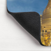 Goldener Stupa-Tempel Mousepad (Ecke)