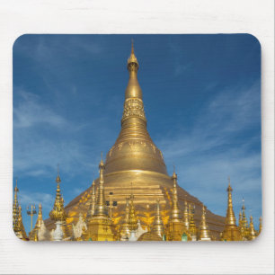 Goldener Stupa-Tempel Mousepad