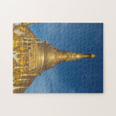 Goldener Stupa-Tempel Puzzle (Horizontal)