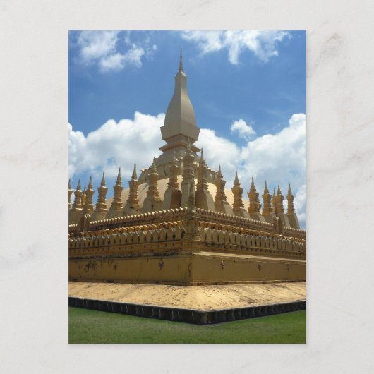goldener Stupie Postkarte (Vorderseite)