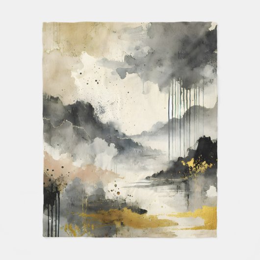 Goldener Sturm Fleecedecke (Vorderseite)