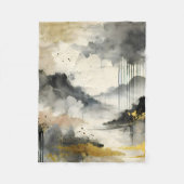 Goldener Sturm Fleecedecke (Vorderseite)