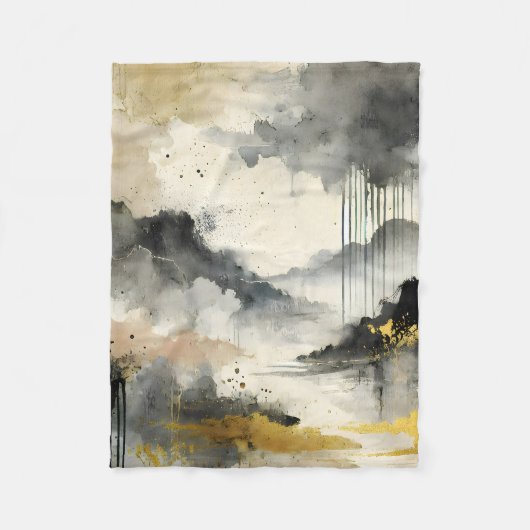 Goldener Sturm Fleecedecke (Vorderseite)