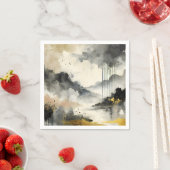 Goldener Sturm Serviette (Beispiel)