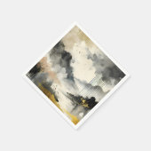 Goldener Sturm Serviette (Ecke)