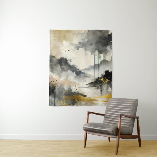 Goldener Sturm Wandteppich (Beispiel)