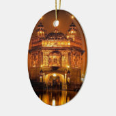 GOLDENER TEMPEL AMRISTAR KERAMIKORNAMENT (Links)