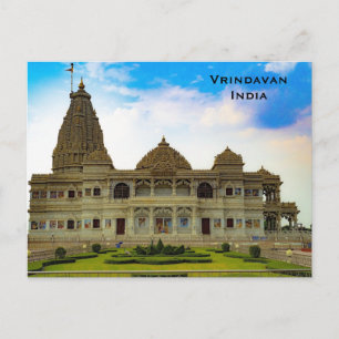 Goldener Tempel Indien Vintage Tourismus Reise Zus Postkarte