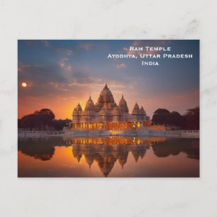 Goldener Tempel Indien Vintage Tourismus Reise Zus Postkarte