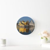 Goldener Tempel Runde Wanduhr (Zuhause)