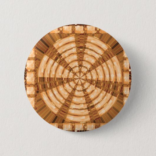 Goldener Templetes addieren TEXT-FOTO Slogan-Zitat Button (Vorderseite)