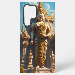 Goldener thailändischer Tempelwächter Samsung Galaxy Hülle