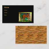 Goldener Tiger Visitenkarte (Vorne/Hinten)