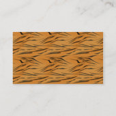 Goldener Tiger Visitenkarte (Rückseite)