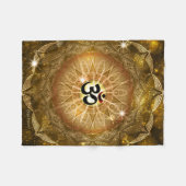Goldener Ton von OM Fleecedecke (Vorderseite (Horizontal))