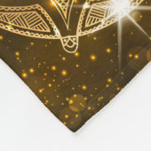 Goldener Ton von OM Fleecedecke (Ecke)
