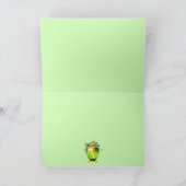 Goldener Topf des Goldes St. Patrick's Day Karte (Innenseite)