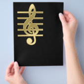 Goldener Treppenschnitt Flyer (Hand)