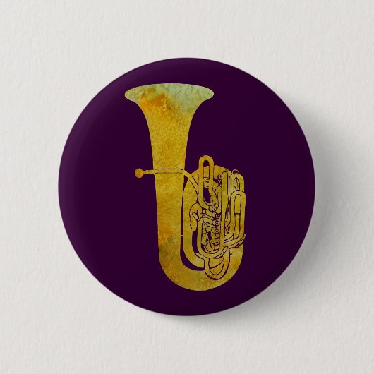 Goldener Tuba Button (Vorderseite)