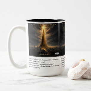 Goldener Turm Zweifarbige Tasse