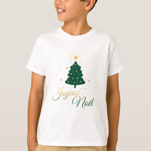 Goldener und grüner Weihnachtsbaum T-Shirt