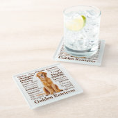 Goldener Untersetzer (Schrägansicht)