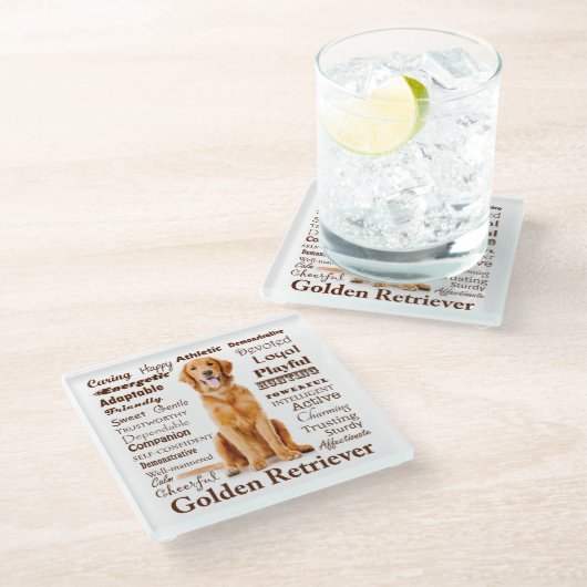 Goldener Untersetzer (Schrägansicht)