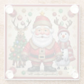 "Goldener Urlaub" Glasuntersetzer (Rückseite)