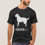 Goldener Vater für Männer Funny Dog Golden Retriev T-Shirt (Vorderseite)