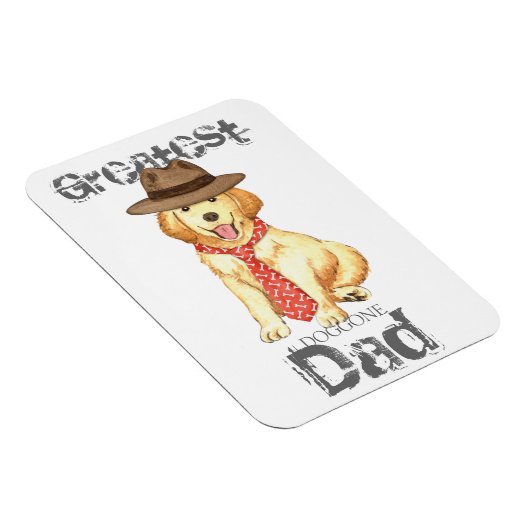 Goldener Vater Magnet (Rechte Seite)