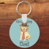 Goldener Vater Schlüsselanhänger (Vorderseite)