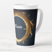 Goldener Verzierte Ring Milchtasse (Rechte Ecke)